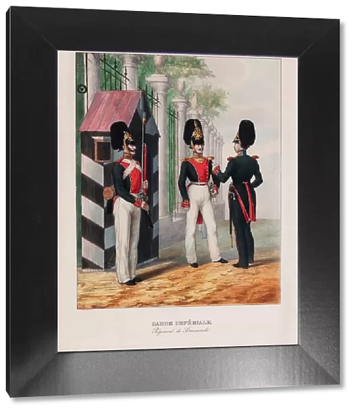 The Semenovsky Life-Guards Regiment, First quarter of 19th cen Artist: Vernet, Horace (1789-1863)
