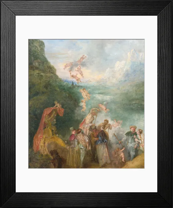 Framed Print : Pilgrimage to Cythera (Embarkation for Cythera) Detal: Putti, 1717. Artist: Watteau, Jean Antoine (1684-1721) Framed Print : Pilgrimage to Cythera (Embarkation for Cythera) Detal: Putti, 1717. Artist: Watteau, Jean Antoine (1684-1721)
