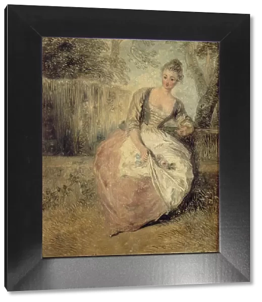 L?Amante inquiete, 1716-1720. Artist: Watteau, Jean Antoine (1684-1721)