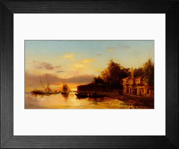 Framed Print : View of Istanbul, Second Half of the 19th cen Artist: Ziem, Felix-Francois George (1821-1911) Framed Print : View of Istanbul, Second Half of the 19th cen Artist: Ziem, Felix-Francois George (1821-1911)