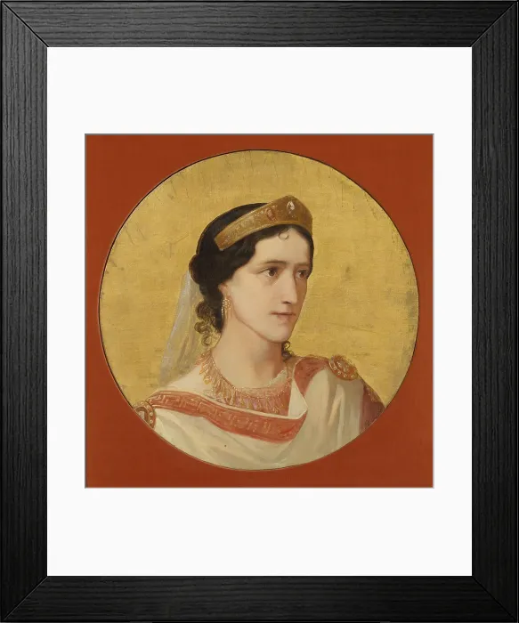 Framed Print : Elisa Rachel as Phedre. Artist: Anker, Albert (1831-1910) Framed Print : Elisa Rachel as Phedre. Artist: Anker, Albert (1831-1910)