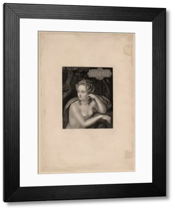 Framed Print : Portrait of Diane de Poitiers (1499-1566), Mid of 16th cen Artist: Anonymous Framed Print : Portrait of Diane de Poitiers (1499-1566), Mid of 16th cen Artist: Anonymous