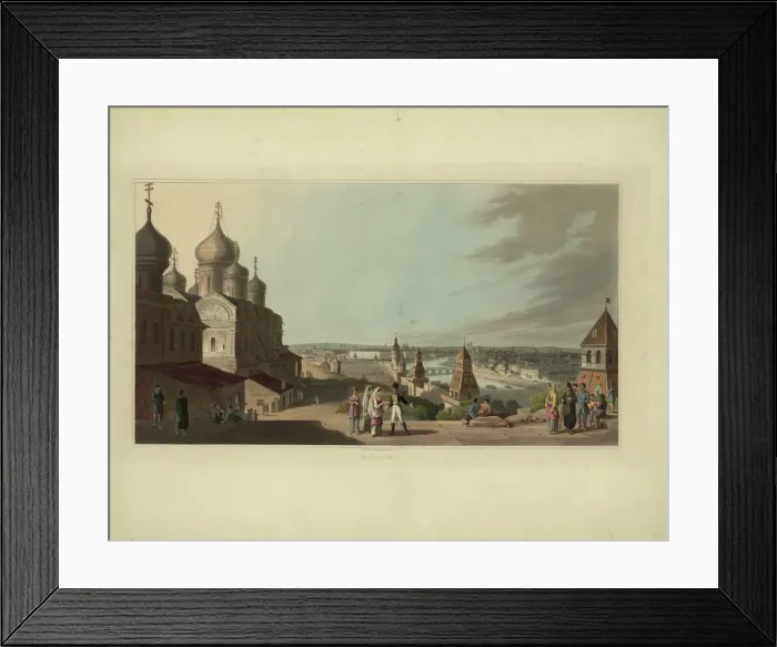 Framed Print : Moscow, 1814. Artist: Anonymous Framed Print : Moscow, 1814. Artist: Anonymous