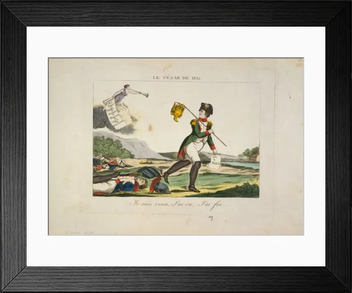Framed Print : Le Cesar de 1815 (Napoleon as Caesar of 1815), 1815. Artist: Anonymous Framed Print : Le Cesar de 1815 (Napoleon as Caesar of 1815), 1815. Artist: Anonymous