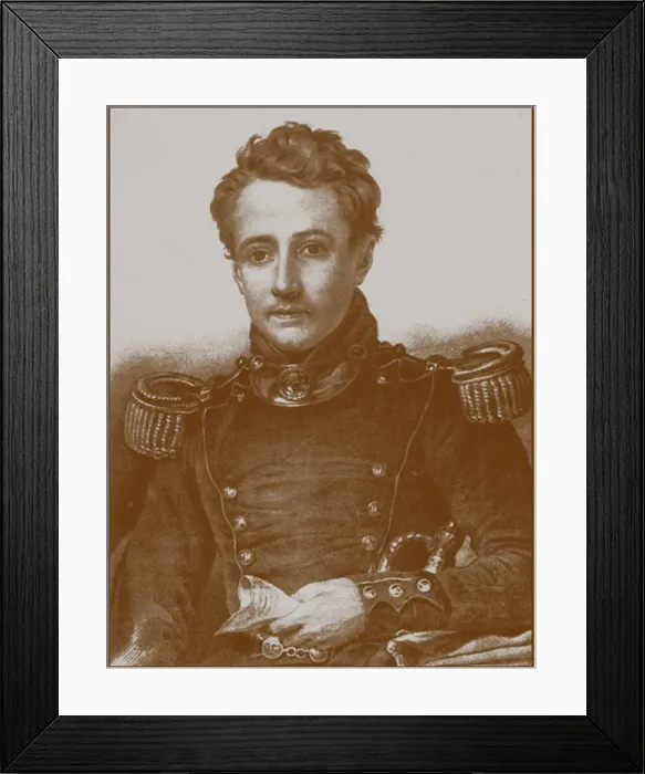 Framed Print : Portrait of Charles, Count Leon (1806?1881), 19th century. Artist: Anonymous Framed Print : Portrait of Charles, Count Leon (1806?1881), 19th century. Artist: Anonymous