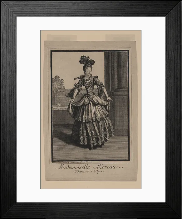 Framed Print : Francoise Fanchon Moreau, End of 17th cen Artist: Anonymous
