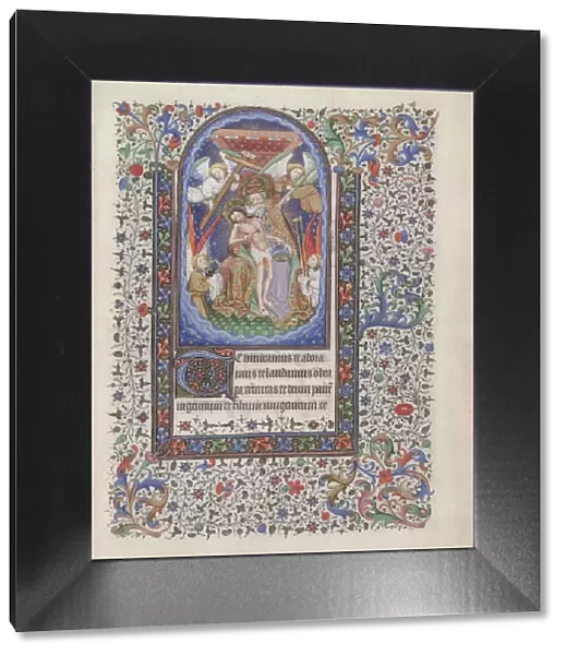 Gnadenstuhl (Book of Hours), 1440-1460. Artist: Bedford Master (active 1405-1465)