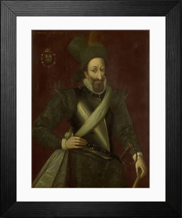 Framed Print : King Henry IV of France, 1592. Artist: Bunel, Jacob (1558-1614) Framed Print : King Henry IV of France, 1592. Artist: Bunel, Jacob (1558-1614)