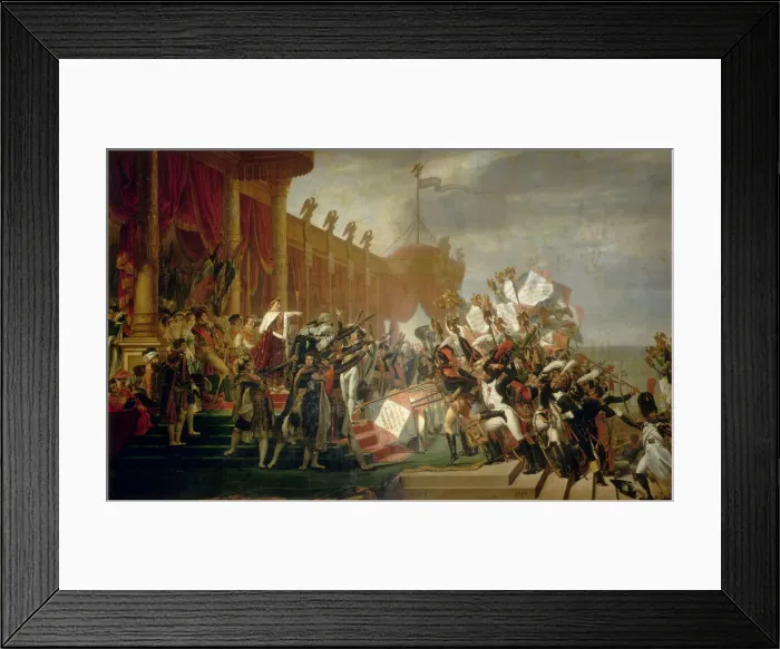 Framed Print : The Army takes an Oath to the Emperor after the Distribution of Eagles, 5 December 1804, 1810. Artist: David, Jacques Louis (1748-1825) Framed Print : The Army takes an Oath to the Emperor after the Distribution of Eagles, 5 December 1804, 1810. Artist: David, Jacques Louis (1748-1825)