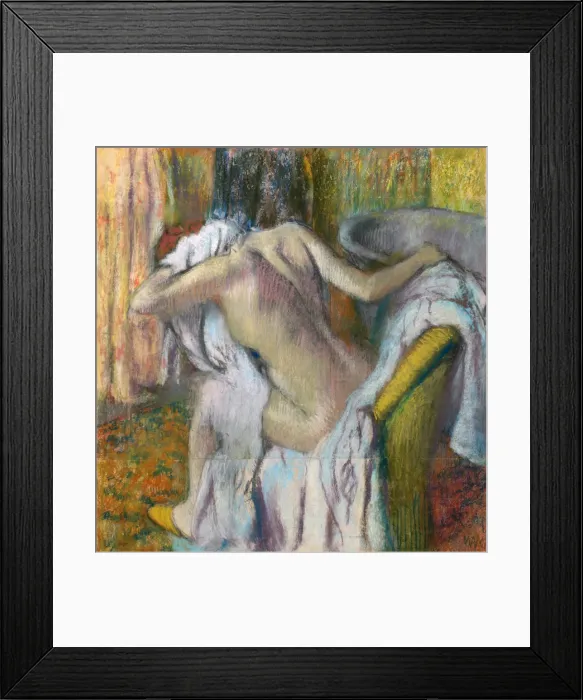 Framed Print : After the Bath, c. 1890. Artist: Degas, Edgar (1834-1917) Framed Print : After the Bath, c. 1890. Artist: Degas, Edgar (1834-1917)