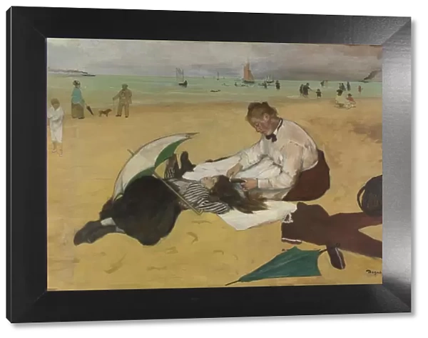 Beach Scene, c. 1869. Artist: Degas, Edgar (1834-1917)