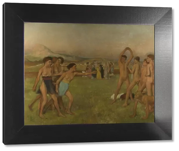 Young Spartans Exercising, ca 1860. Artist: Degas, Edgar (1834-1917)