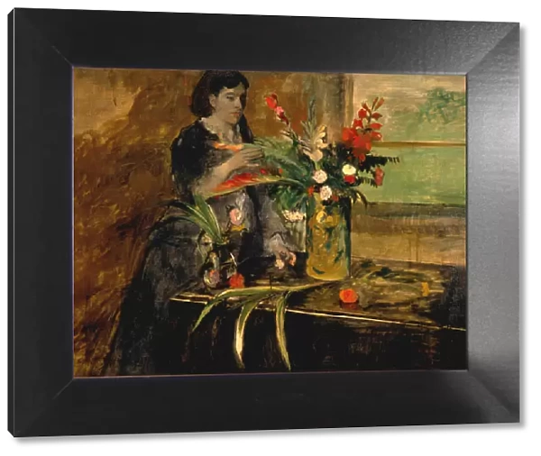 Portrait of Estelle Musson Degas, 1872. Artist: Degas, Edgar (1834-1917)