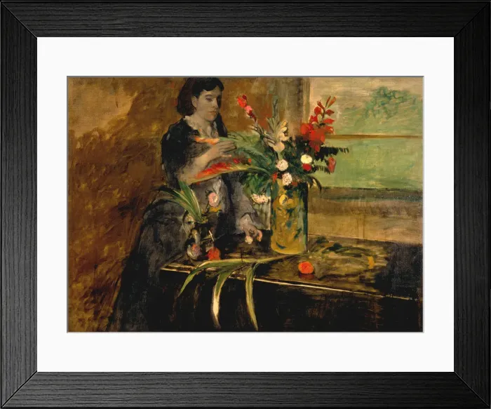 Framed Print : Portrait of Estelle Musson Degas, 1872. Artist: Degas, Edgar (1834-1917) Framed Print : Portrait of Estelle Musson Degas, 1872. Artist: Degas, Edgar (1834-1917)