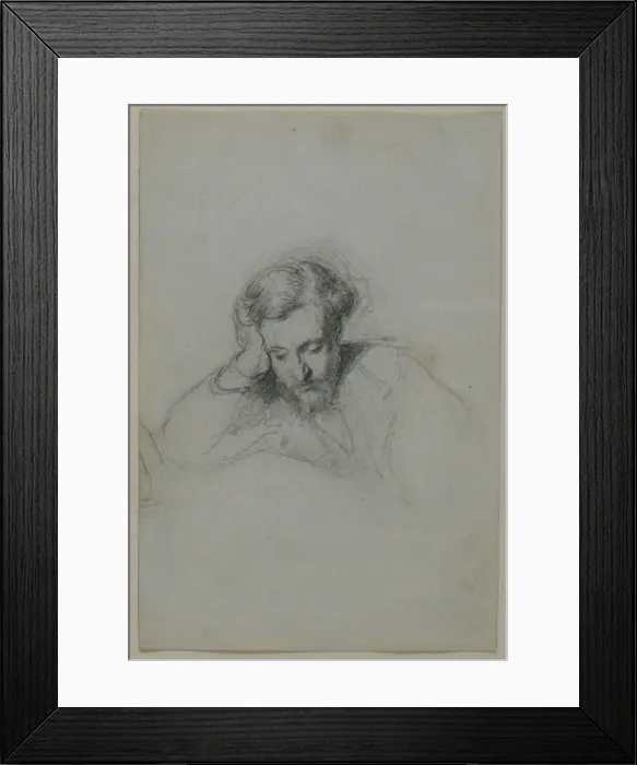 Framed Print : Portrait of the poet Heinrich Heine (1797-1856), 1853. Artist: Desboutins, Marcellin Gilbert (1823-1902) Framed Print : Portrait of the poet Heinrich Heine (1797-1856), 1853. Artist: Desboutins, Marcellin Gilbert (1823-1902)