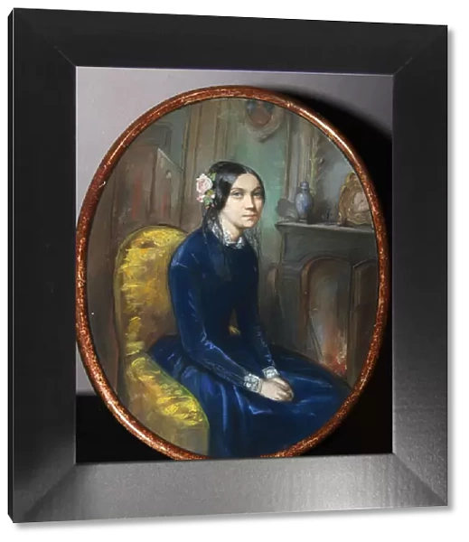Portrait of Idalia Poletika, 1848. Artist: Dessain, Emile Francois (1808-1882)