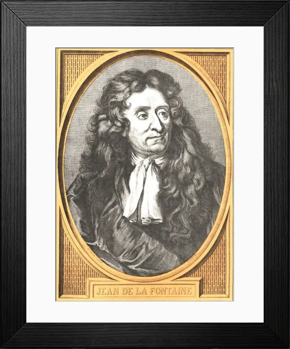 Framed Print : Jean de La Fontaine (1621-1695). Artist: Dore, Gustave (1832-1883) Framed Print : Jean de La Fontaine (1621-1695). Artist: Dore, Gustave (1832-1883)