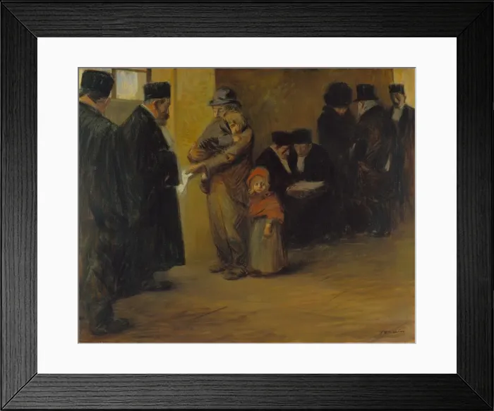 Framed Print : Legal Assistance, 1900s-1910s. Artist: Forain, Jean-Louis (1852-1931) Framed Print : Legal Assistance, 1900s-1910s. Artist: Forain, Jean-Louis (1852-1931)