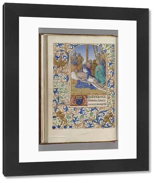 Pieta (Book of Hours), 1450-1499. Artist: Fouquet, Jean (workshop)