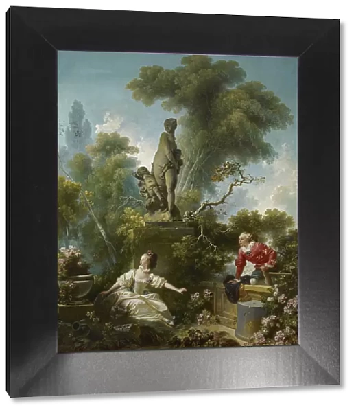 The Progress of Love: The Meeting, ca 1773. Artist: Fragonard, Jean Honore (1732-1806)