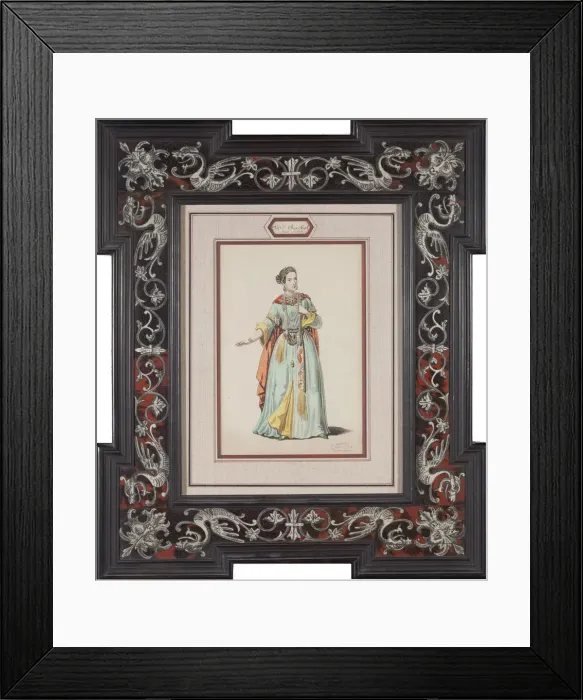 Framed Print : Elisa Rachel as Judith, 1843. Artist: French master Framed Print : Elisa Rachel as Judith, 1843. Artist: French master