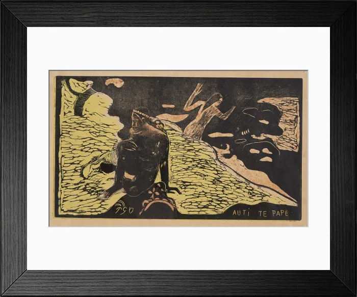 Framed Print : Auti Te Pape (Women at the River) From the Series Noa Noa, 1893-1894. Artist: Gauguin, Paul Eugene Henri (1848-1903) Framed Print : Auti Te Pape (Women at the River) From the Series Noa Noa, 1893-1894. Artist: Gauguin, Paul Eugene Henri (1848-1903)