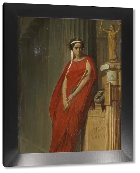 Elisa Rachel as Phedre. Artist: Gerome, Jean-Leon (1824-1904)