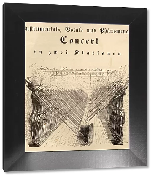 Instrumental Vocal and Phenomenal Concert, 1844. Artist: Grandville, Jean-Jacques (1803-1847)