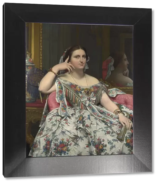 Madame Marie-Clotilde-Ines Moitessier, nee de Foucauld, 1856. Artist: Ingres, Jean Auguste Dominique (1780-1867)
