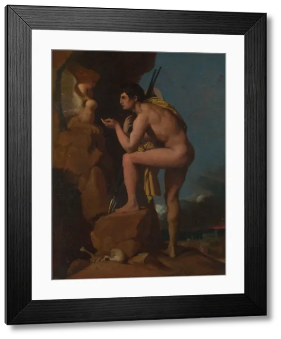Framed Print : Oedipus and the Sphinx, c. 1826. Artist: Ingres, Jean Auguste Dominique (1780-1867) Framed Print : Oedipus and the Sphinx, c. 1826. Artist: Ingres, Jean Auguste Dominique (1780-1867)