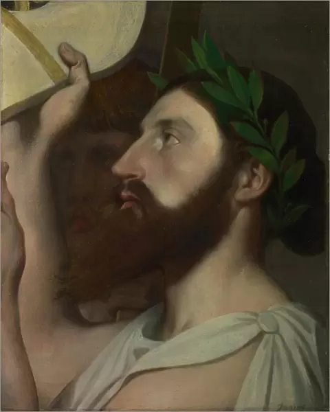 Pindar and Ictinus, Between 1830 and 1867. Artist: Ingres, Jean Auguste Dominique (1780-1867)