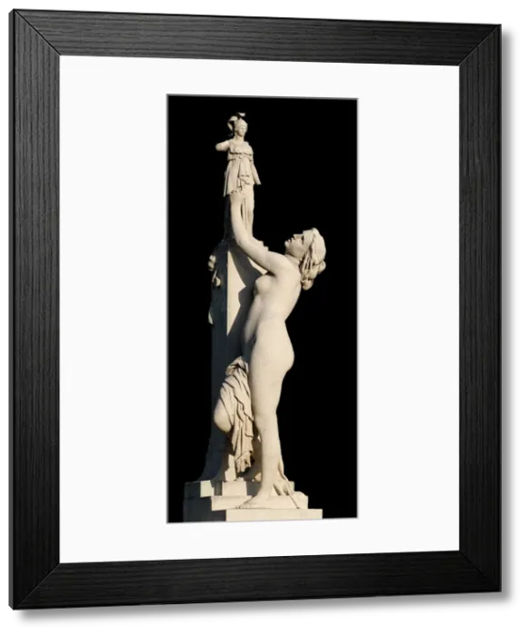 Framed Print : Cassandra seeking the protection of Pallas, 1877. Artist: Millet, Aime (1819?1891) Framed Print : Cassandra seeking the protection of Pallas, 1877. Artist: Millet, Aime (1819?1891)