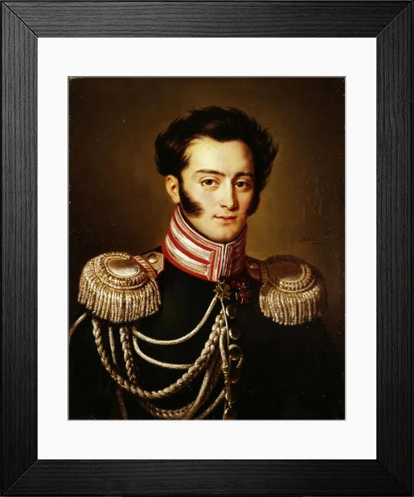Framed Print : Portrait of Ivan Nikolaevich Durnovo (1784-1850). Artist: Mitoire, Benois Charles (?-after 1830) Framed Print : Portrait of Ivan Nikolaevich Durnovo (1784-1850). Artist: Mitoire, Benois Charles (?-after 1830)