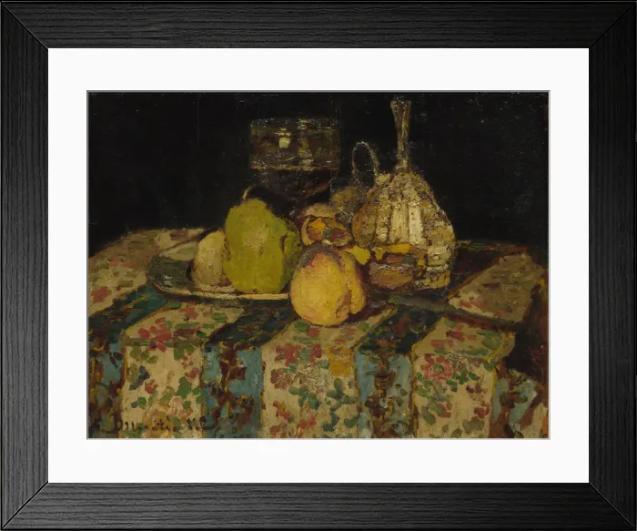 Framed Print : Still Life: Fruit, c. 1880. Artist: Monticelli, Adolphe-Thomas-Joseph (1824-1886) Framed Print : Still Life: Fruit, c. 1880. Artist: Monticelli, Adolphe-Thomas-Joseph (1824-1886)