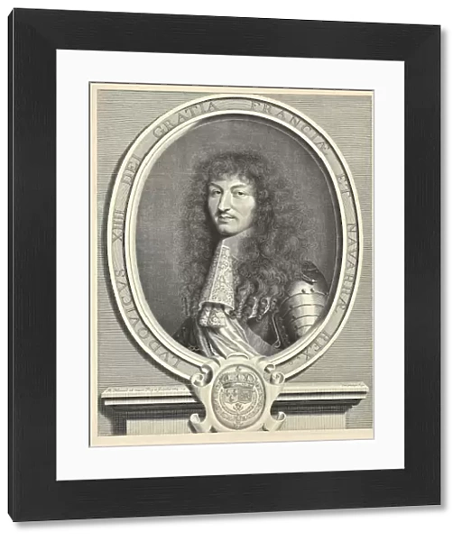 Louis XIV, King of France (1638-1715), 1664. Artist: Nanteuil, Robert (1623-1678)