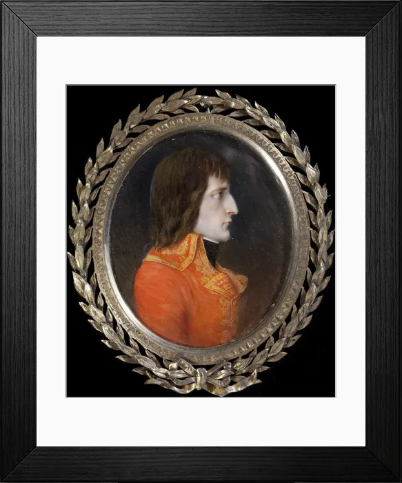 Framed Print : Napoleon Bonaparte as First Consul, c. 1801. Artist: Perin-Salbreux, Lie Louis (1753-1817) Framed Print : Napoleon Bonaparte as First Consul, c. 1801. Artist: Perin-Salbreux, Lie Louis (1753-1817)