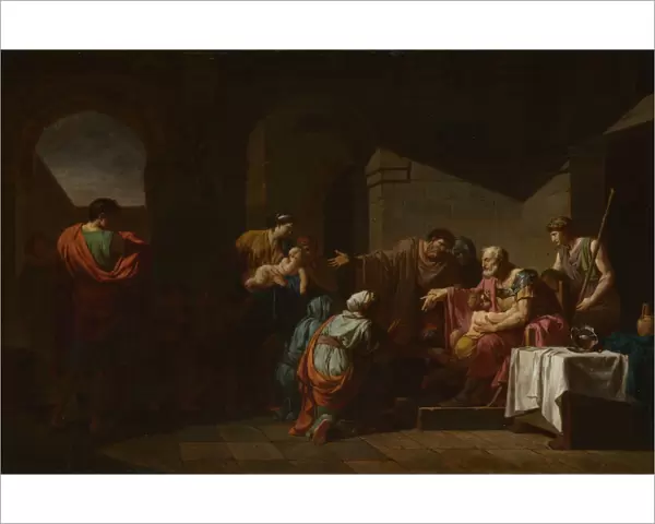 Belisarius receiving Hospitality from a Peasant, 1779. Artist: Peyron, Jean-Francois-Pierre (1744-1814)