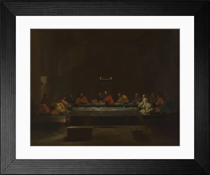 Framed Print : Seven Sacraments: Eucharist, ca 1637-1640. Artist: Poussin, Nicolas (1594-1665) Framed Print : Seven Sacraments: Eucharist, ca 1637-1640. Artist: Poussin, Nicolas (1594-1665)