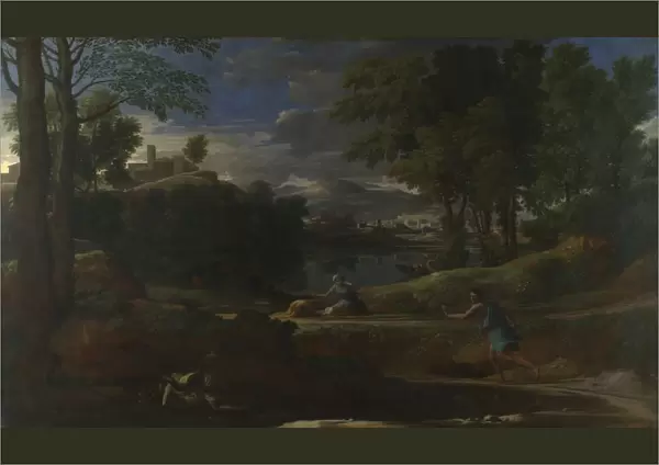 Landscape with a Man killed by a Snake, 1648. Artist: Poussin, Nicolas (1594-1665)