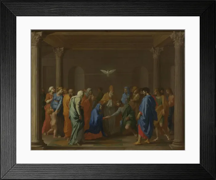 Framed Print : Seven Sacraments: Marriage, ca 1637-1640. Artist: Poussin, Nicolas (1594-1665) Framed Print : Seven Sacraments: Marriage, ca 1637-1640. Artist: Poussin, Nicolas (1594-1665)