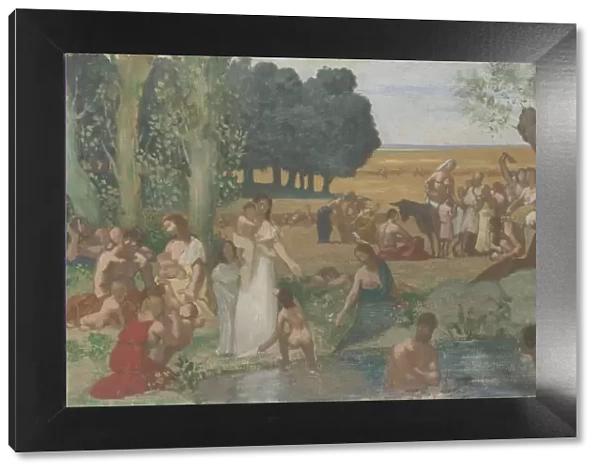 Summer, before 1873. Artist: Puvis de Chavannes, Pierre Cecil (1824-1898)