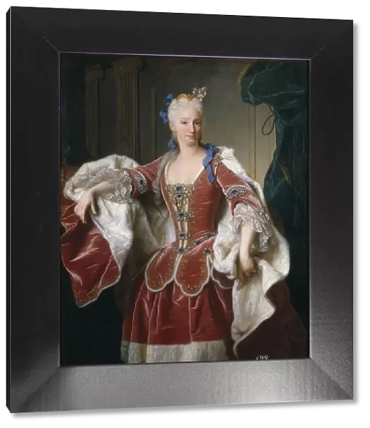 Portrait of Elisabeth Farnese, Queen consort of Spain, 1723. Artist: Ranc, Jean (1674-1735)