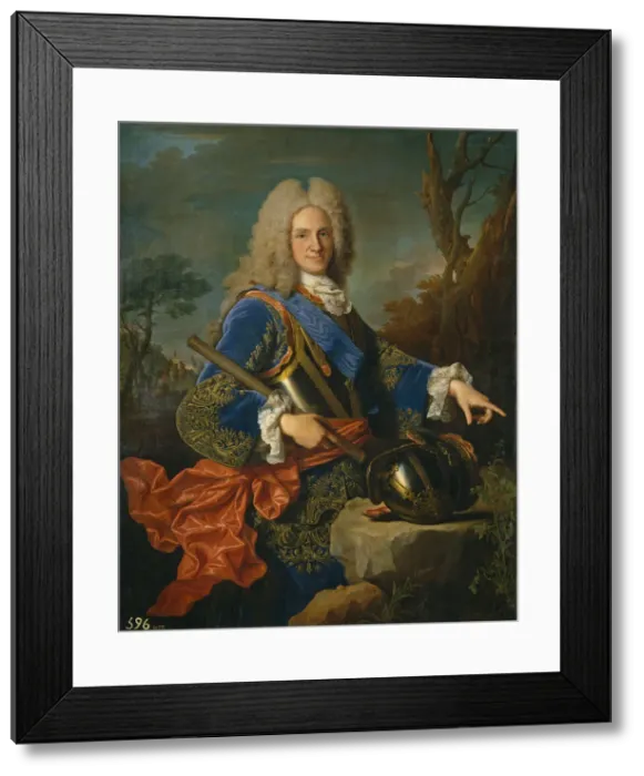 Framed Print : Portrait of Philip V (1683-1746), King of Spain, 1723. Artist: Ranc, Jean (1674-1735) Framed Print : Portrait of Philip V (1683-1746), King of Spain, 1723. Artist: Ranc, Jean (1674-1735)