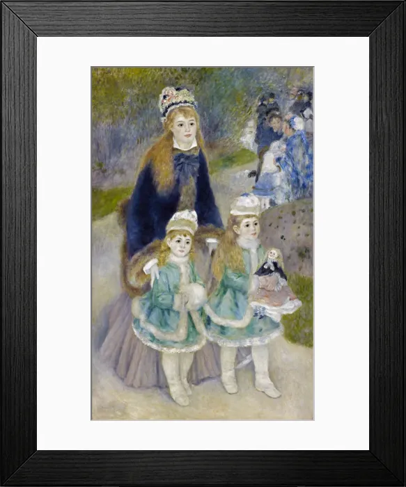 Framed Print : Mother and Children (La Promenade), 1874-1876. Artist: Renoir, Pierre Auguste (1841-1919) Framed Print : Mother and Children (La Promenade), 1874-1876. Artist: Renoir, Pierre Auguste (1841-1919)