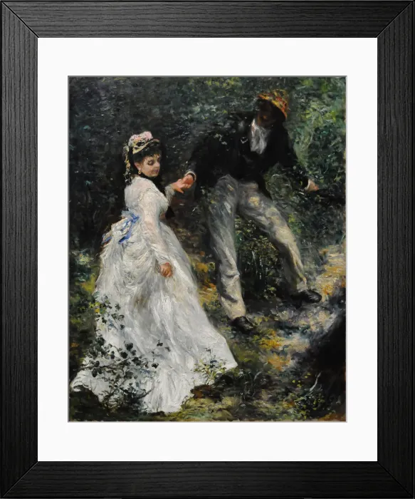 Framed Print : La Promenade, 1870. Artist: Renoir, Pierre Auguste (1841-1919) Framed Print : La Promenade, 1870. Artist: Renoir, Pierre Auguste (1841-1919)