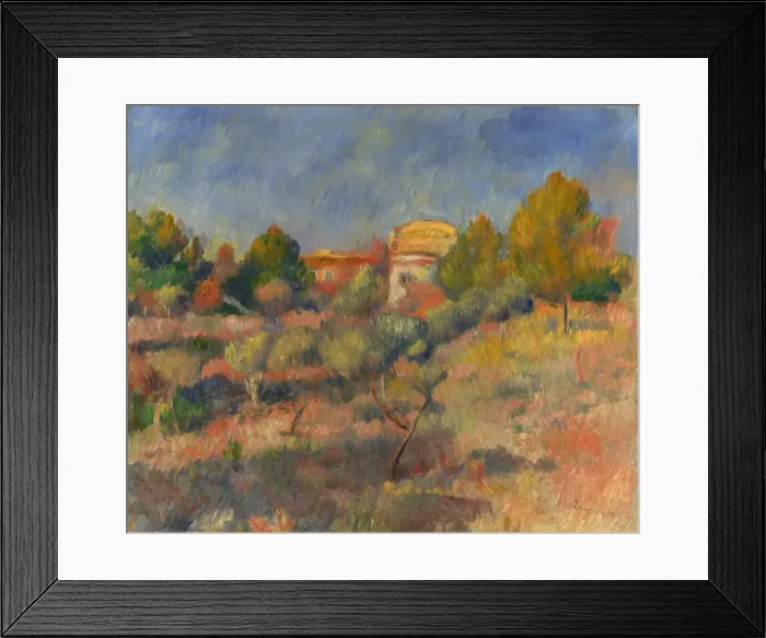 Framed Print : Pigeon Coop at Bellevue. Artist: Renoir, Pierre Auguste (1841-1919) Framed Print : Pigeon Coop at Bellevue. Artist: Renoir, Pierre Auguste (1841-1919)