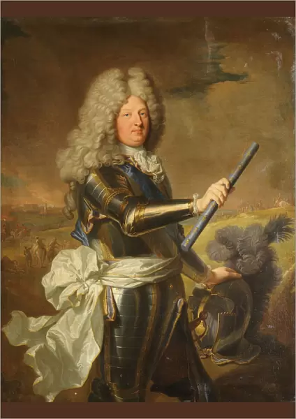 Louis de France, Dauphin (1661-1711), known as the Grand Dauphin, 1688. Artist: Rigaud, Hyacinthe Francois Honore (1659-1743)