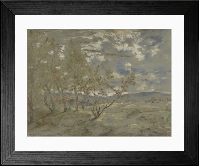 Framed Print : Landscape, ca 1865. Artist: Rousseau, Theodore (1812-1867) Framed Print : Landscape, ca 1865. Artist: Rousseau, Theodore (1812-1867)