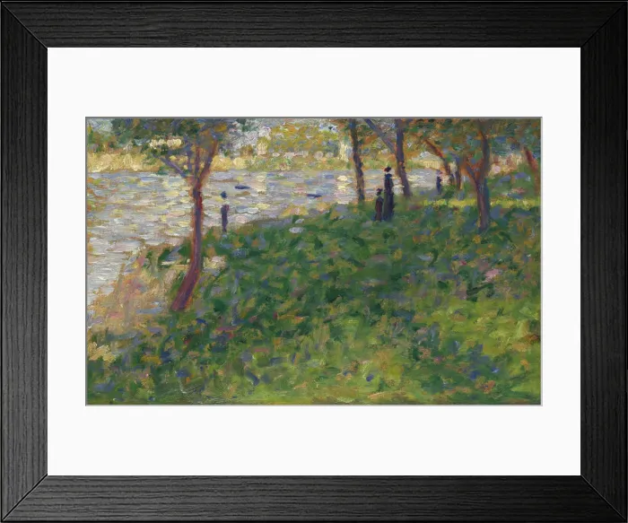 Framed Print : Study for La Grande Jatte, 1884-1885. Artist: Seurat, George Pierre (1859-1891) Framed Print : Study for La Grande Jatte, 1884-1885. Artist: Seurat, George Pierre (1859-1891)
