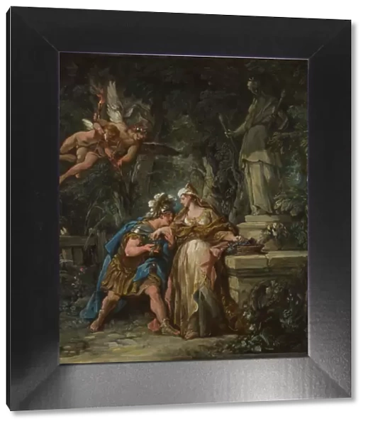 Jason swearing Eternal Affection to Medea, 1743. Artist: Troy, Jean-Francois de (1679-1752)